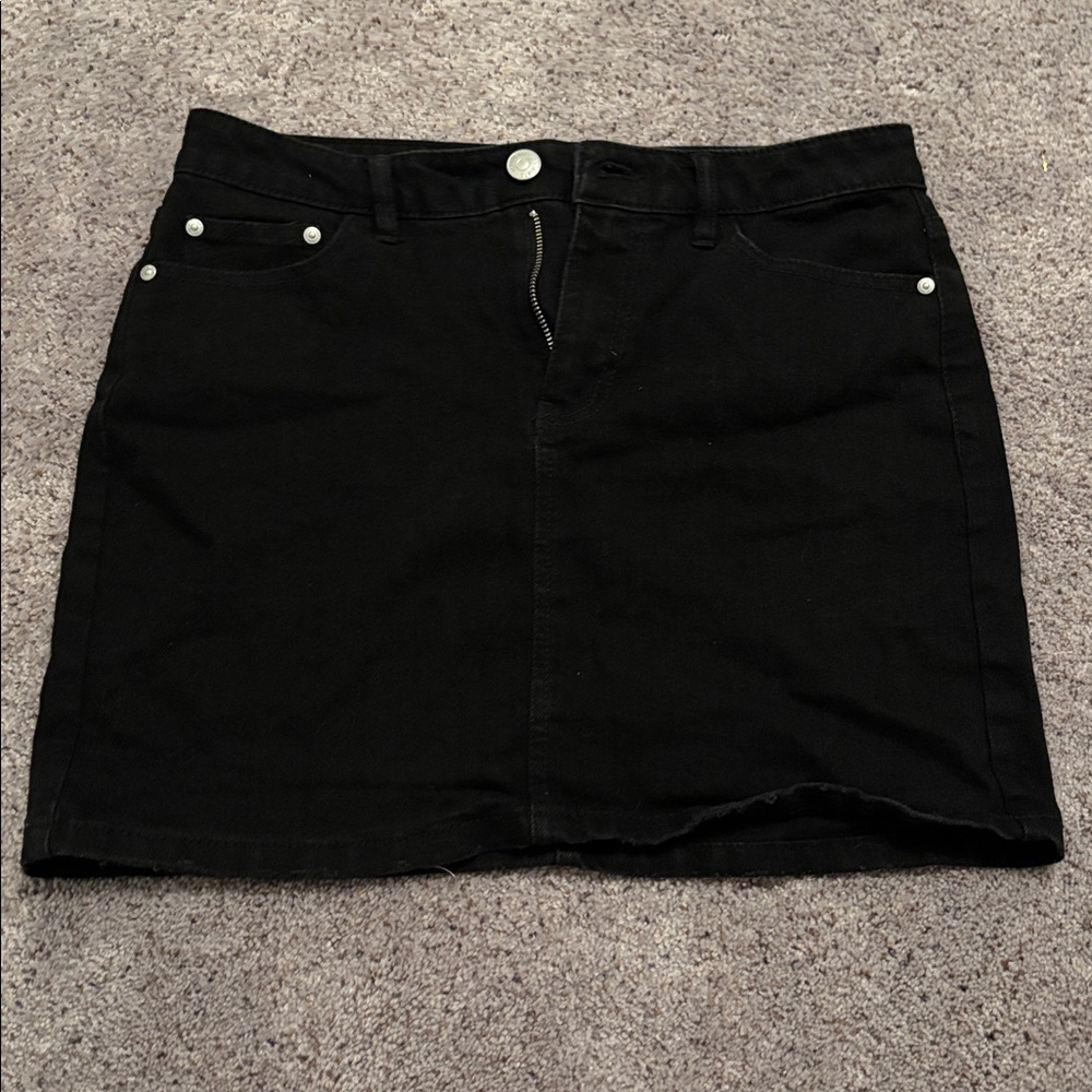 Almost Famous black  Denim Skirt